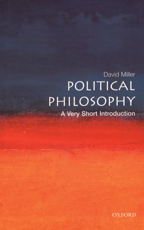 Cover of the book Political Philosophy: A Very Short Introduction by David Miller, OUP Oxford