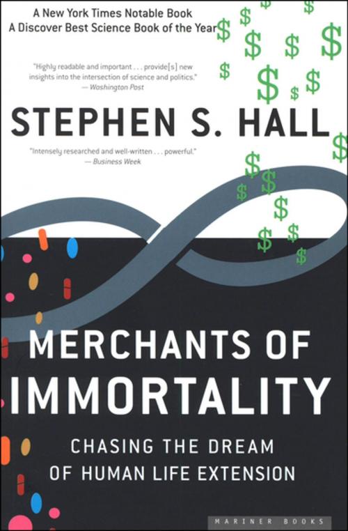 Cover of the book Merchants of Immortality by Stephen  S. Hall, Houghton Mifflin Harcourt