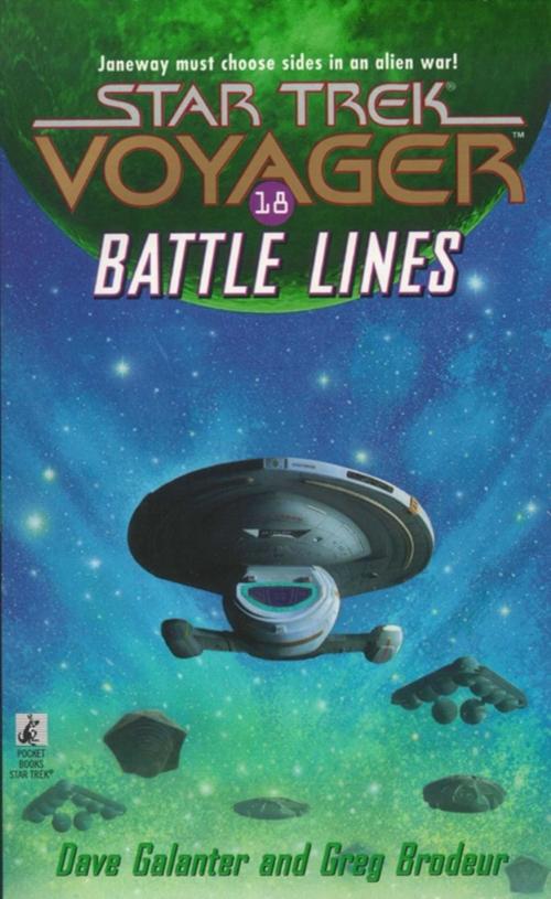 Cover of the book Battle Lines by Greg Brodeur, Dave Galanter, Pocket Books/Star Trek