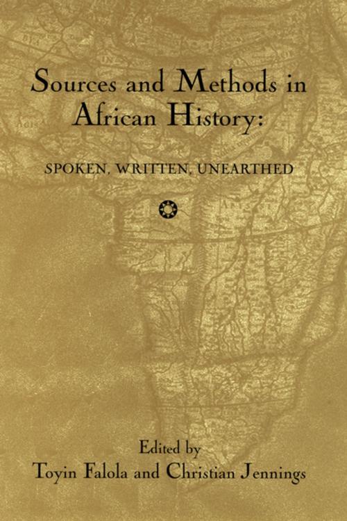 Cover of the book Sources and Methods in African History by , Boydell & Brewer