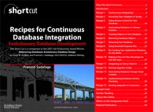 Cover of the book Recipes for Continuous Database Integration by Paul McFedries