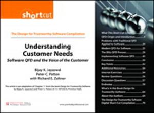 bigCover of the book Understanding Customer Needs (Digital Short Cut) by 