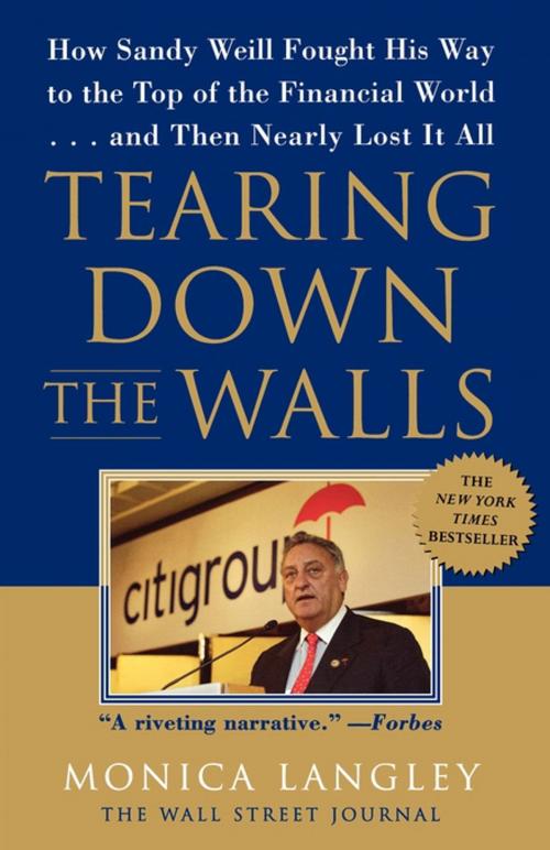 Cover of the book Tearing Down the Walls by Monica Langley, Free Press