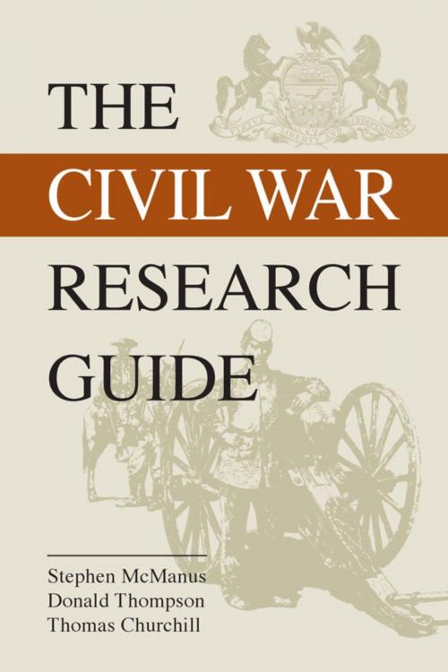 Cover of the book Civil War Research Guide by Thomas Churchill, Stephen McManus, Donald Thompson, Stackpole Books