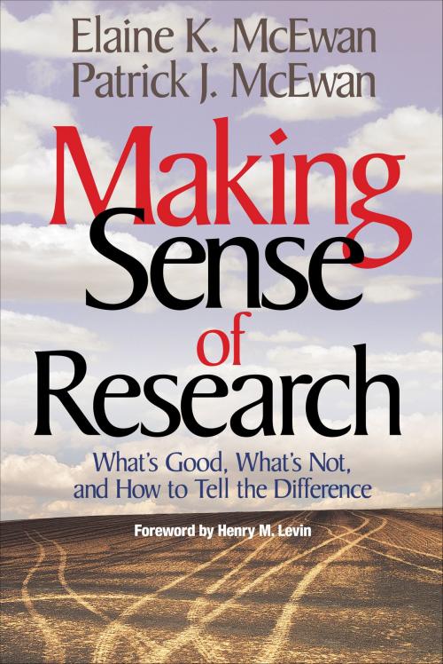Cover of the book Making Sense of Research by Elaine K. McEwan-Adkins, Patrick J. McEwan, SAGE Publications