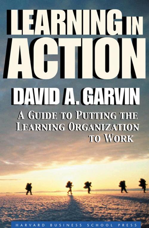 Cover of the book Learning in Action by David A. Garvin, Harvard Business Review Press