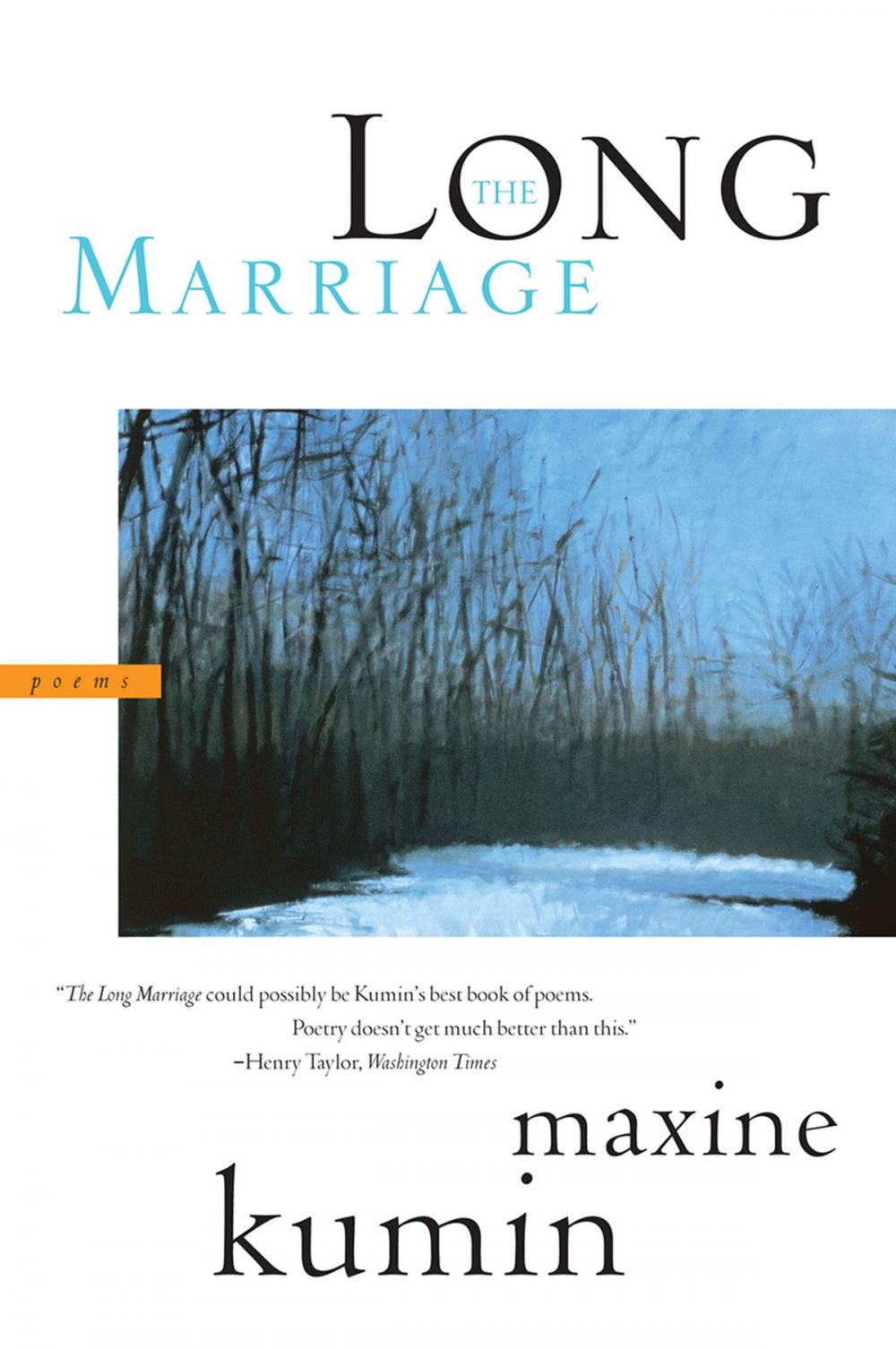 Big bigCover of The Long Marriage: Poems
