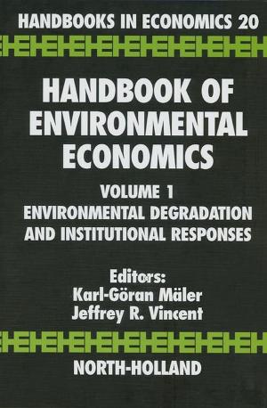 Cover of the book Handbook of Environmental Economics by Jean-Claude Kader, Michel Delseny