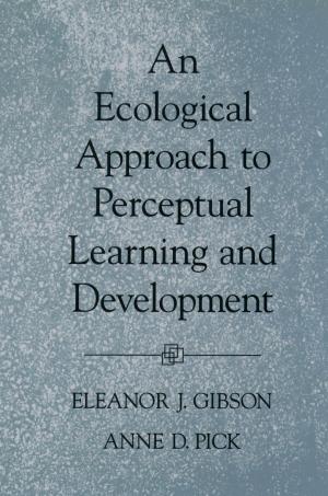 Book cover of An Ecological Approach to Perceptual Learning and Development