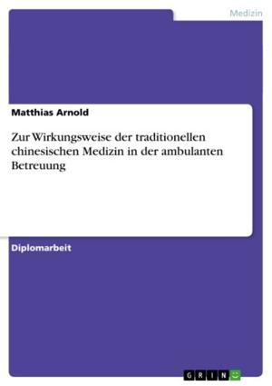 Cover of the book Zur Wirkungsweise der traditionellen chinesischen Medizin in der ambulanten Betreuung by Anna-Katharina Michel
