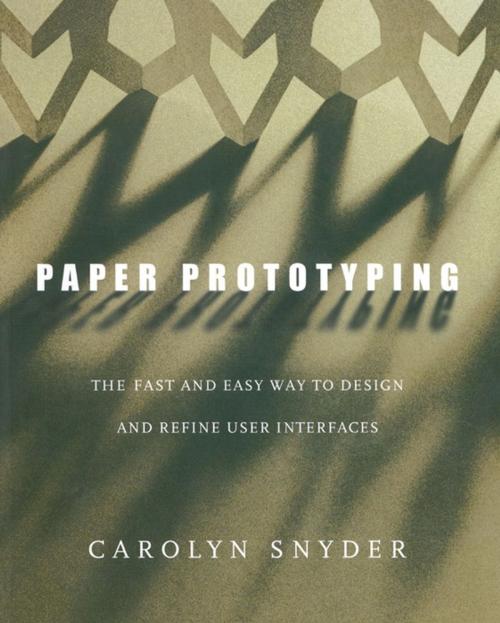 Cover of the book Paper Prototyping by Carolyn Snyder, Elsevier Science