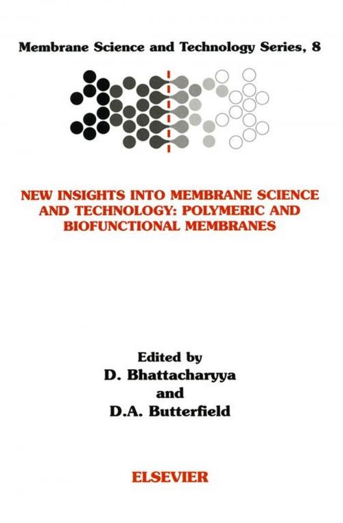Cover of the book New Insights into Membrane Science and Technology: Polymeric and Biofunctional Membranes by , Elsevier Science