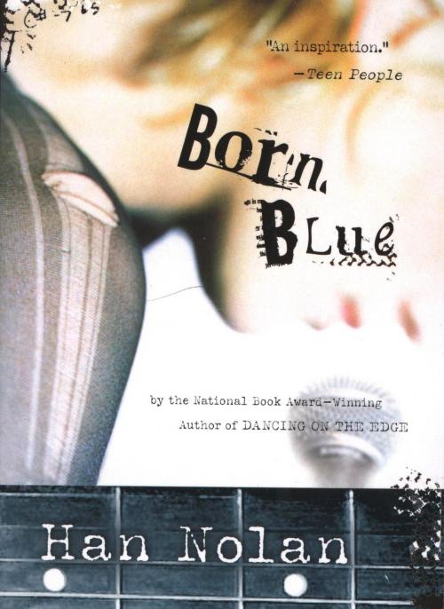 Cover of the book Born Blue by Han Nolan, Houghton Mifflin Harcourt