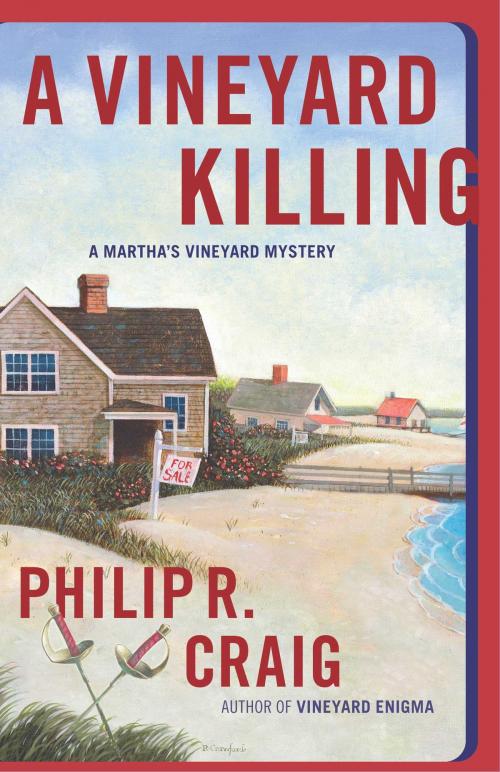 Cover of the book A Vineyard Killing by Philip R. Craig, Scribner