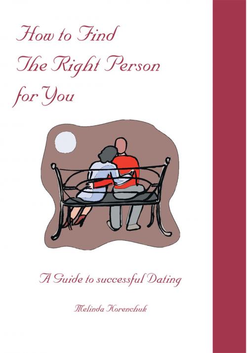 Cover of the book How to Find the Right Person for You by Melinda Korenchuk, Trafford Publishing