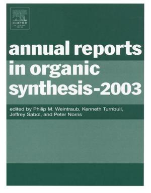 Cover of the book Annual Reports in Organic Synthesis (2003) by Elsevier Science