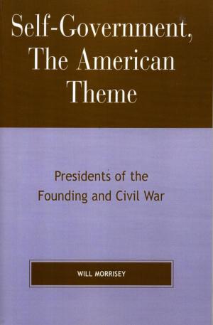 Cover of the book Self-Government, The American Theme by Antonio de Velasco