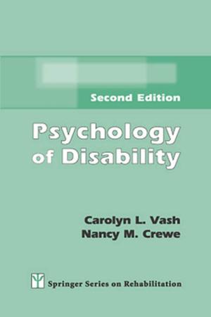 Book cover of Psychology of Disability