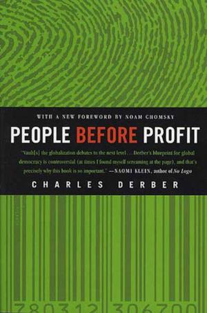 Book cover of People Before Profit
