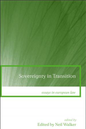 Cover of the book Sovereignty in Transition by Sarah Bolitho, Paul Conway