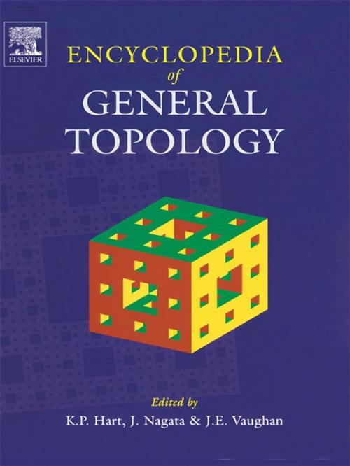 Cover of the book Encyclopedia of General Topology by K.P. Hart, Jun-iti Nagata, J.E. Vaughan, Elsevier Science