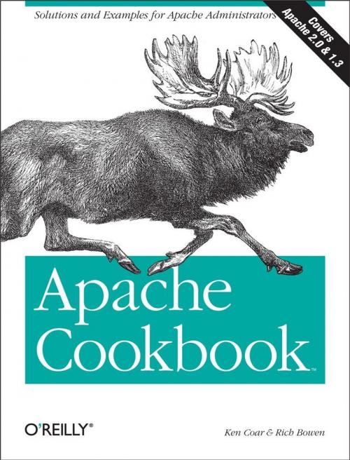 Cover of the book Apache Cookbook by Ken Coar, Rich Bowen, O'Reilly Media