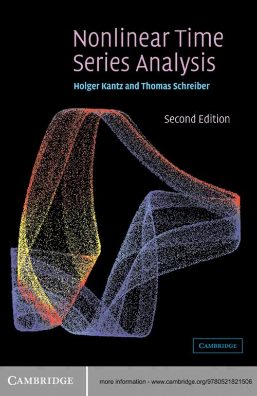 Cover of the book Nonlinear Time Series Analysis by Holger Kantz, Thomas Schreiber, Cambridge University Press