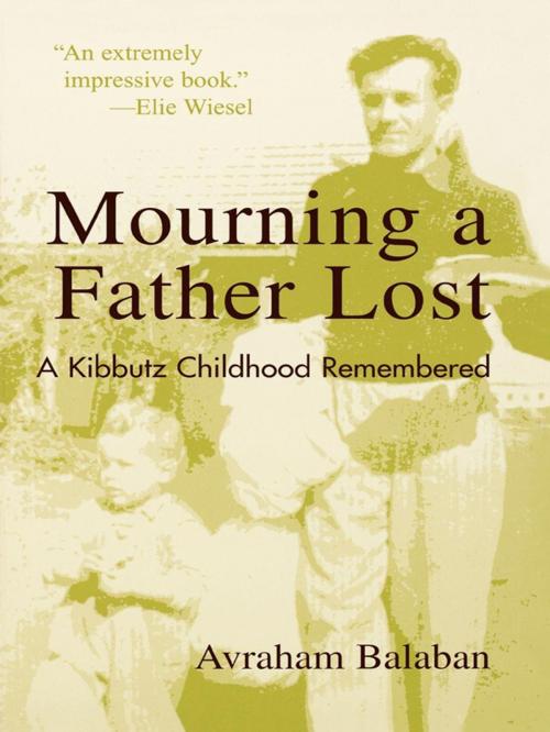 Cover of the book Mourning a Father Lost by Avraham Balaban, Rowman & Littlefield Publishers