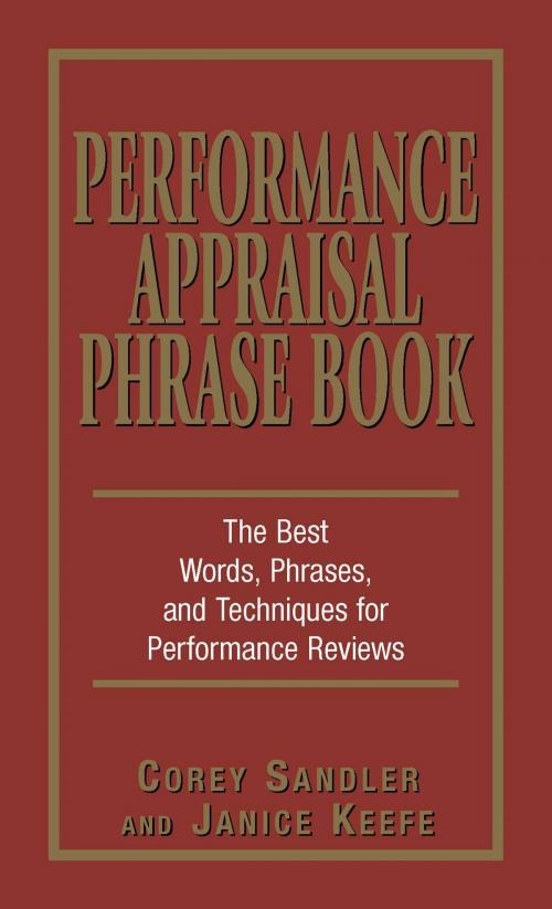 Cover of the book Performance Appraisal Phrase Book by Corey Sandler, Janice Keefe, Adams Media