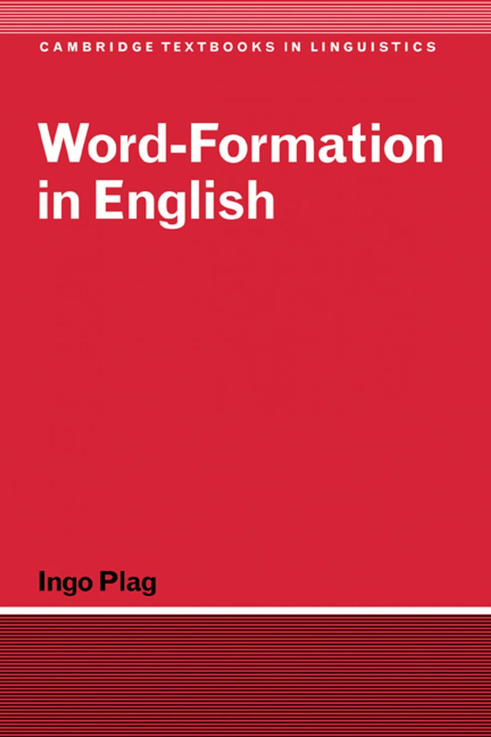 Big bigCover of Word-Formation in English