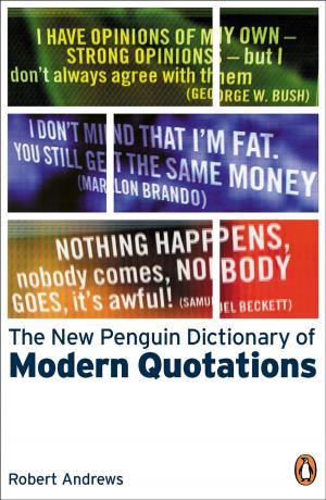 Book cover of The New Penguin Dictionary of Modern Quotations