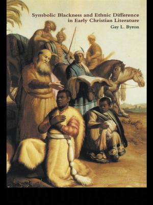Book cover of Symbolic Blackness and Ethnic Difference in Early Christian Literature