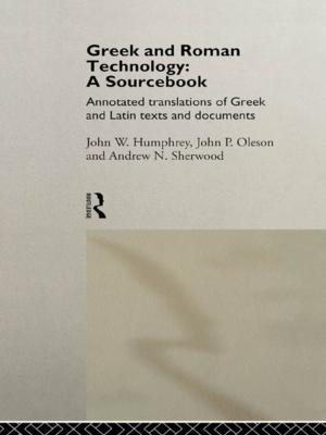 Book cover of Greek and Roman Technology: A Sourcebook