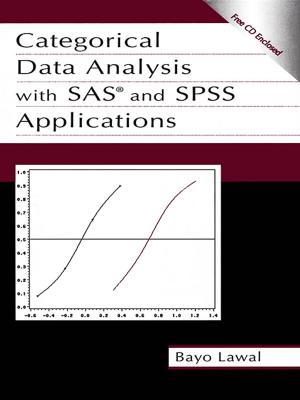 Cover of the book Categorical Data Analysis With Sas and Spss Applications by 