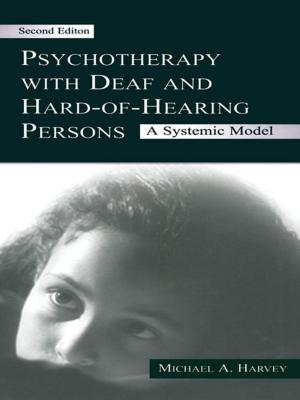 Cover of the book Psychotherapy With Deaf and Hard of Hearing Persons by Lori G. Beaman