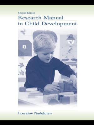 Cover of the book Research Manual in Child Development by 
