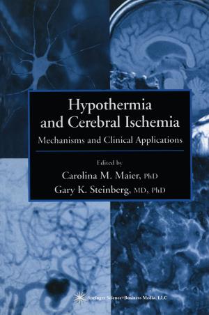 Cover of the book Hypothermia and Cerebral Ischemia by Bruce R. Smoller