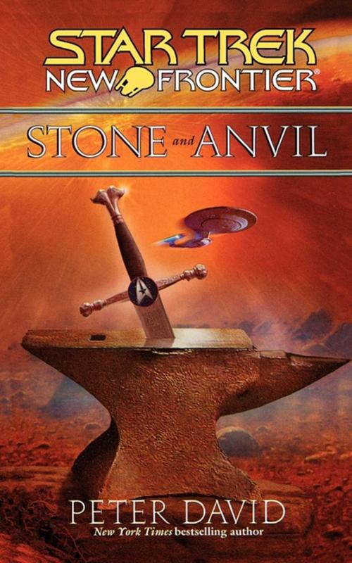 Cover of the book Star Trek: New Frontier: Stone and Anvil by Peter David, Pocket Books/Star Trek