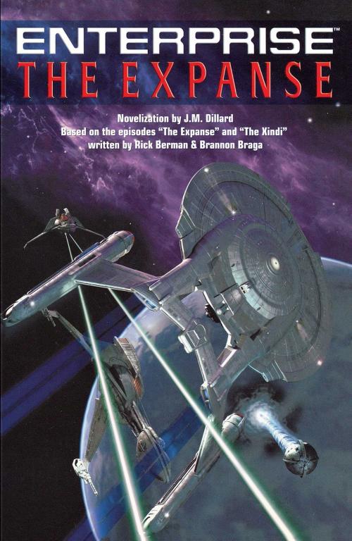 Cover of the book The Star Trek: Enterprise: The Expanse by J.M. Dillard, Pocket Books/Star Trek