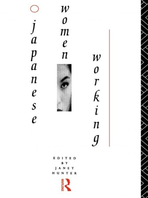 Cover of the book Japanese Women Working by , Taylor and Francis