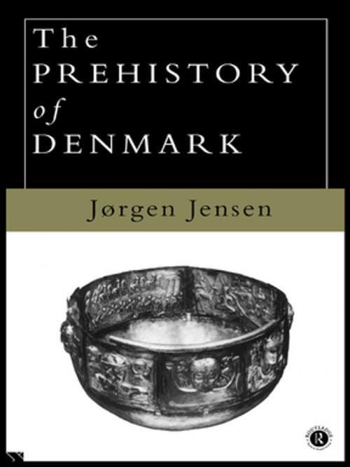 Cover of the book The Prehistory of Denmark by Jorgen Jensen, Taylor and Francis