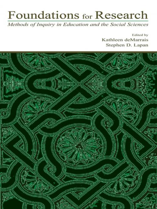 Cover of the book Foundations for Research by , Taylor and Francis