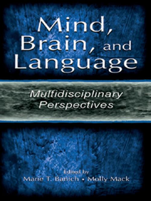 Cover of the book Mind, Brain, and Language by , Taylor and Francis