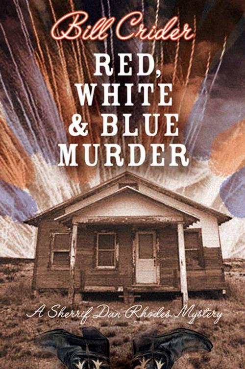 Cover of the book Red, White, and Blue Murder by Bill Crider, St. Martin's Press