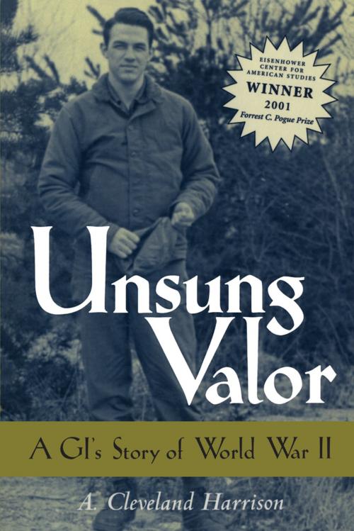 Cover of the book Unsung Valor by A. Cleveland Harrison, University Press of Mississippi