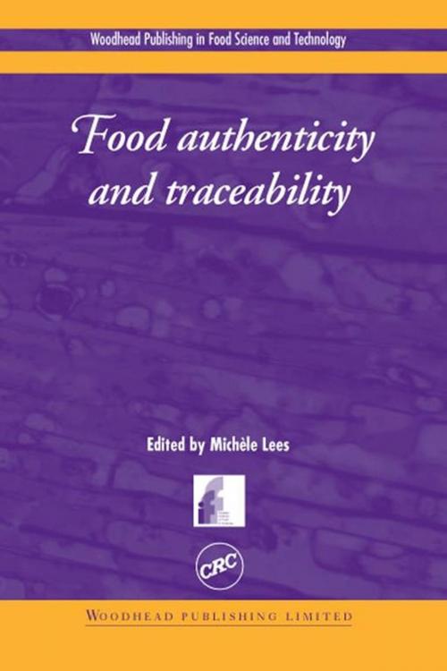 Cover of the book Food Authenticity and Traceability by , Elsevier Science