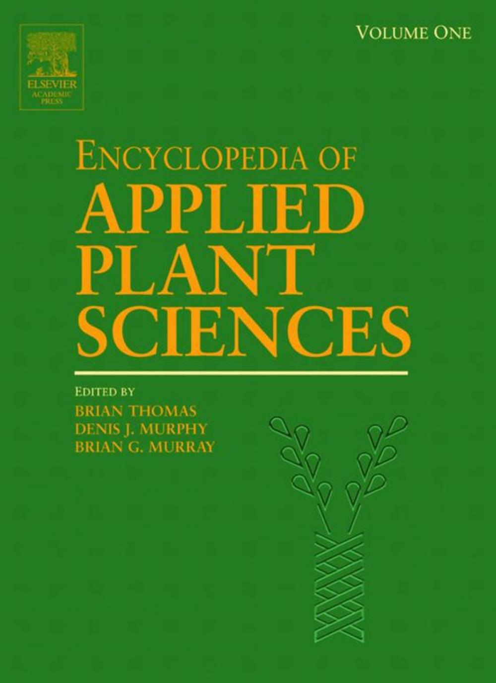 Big bigCover of Encyclopedia of Applied Plant Sciences