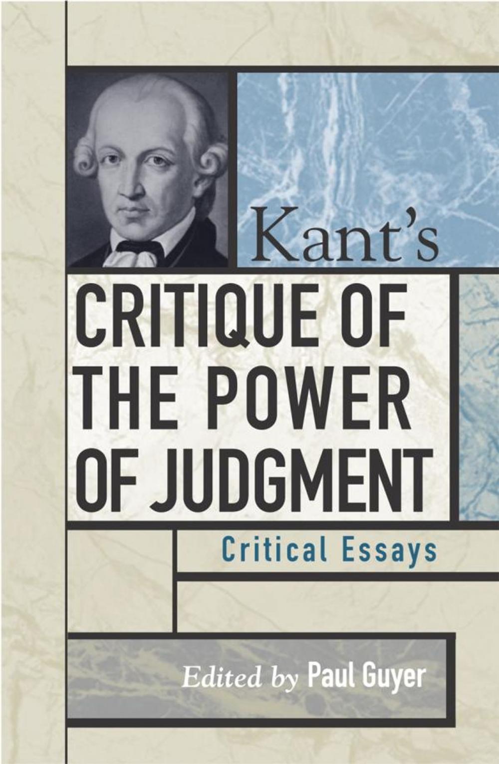 Big bigCover of Kant's Critique of the Power of Judgment