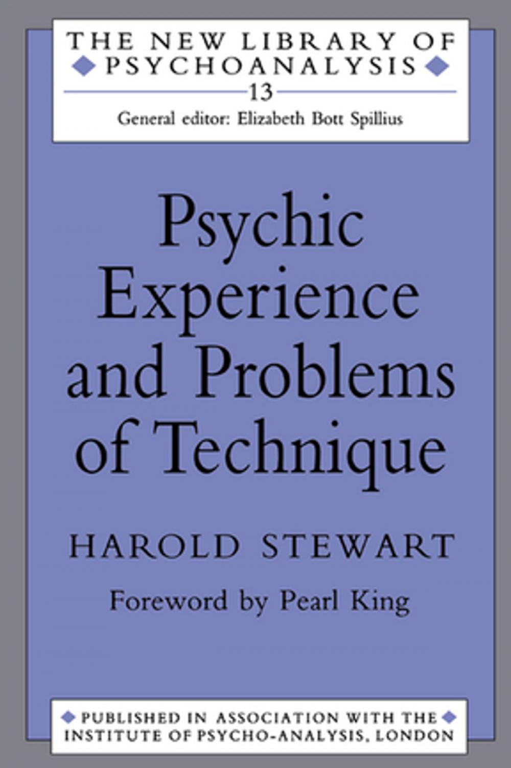 Big bigCover of Psychic Experience and Problems of Technique