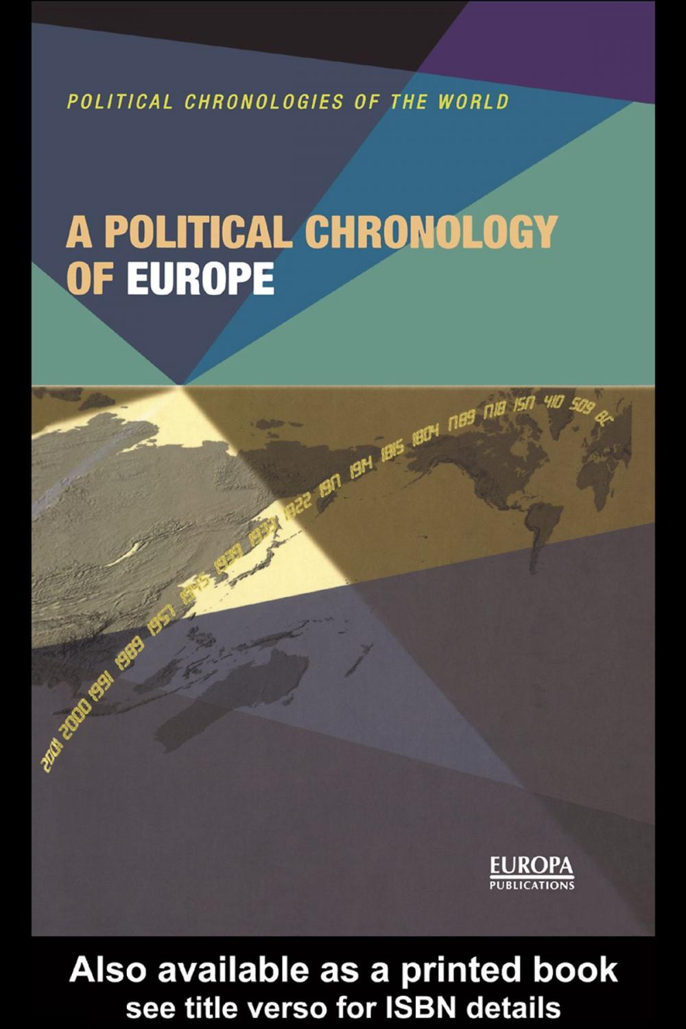 Big bigCover of A Political Chronology of Europe